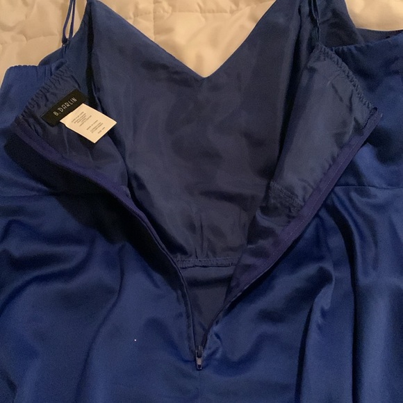 Bright Blue Fun little party or holiday event dress! Size 14W - Picture 6 of 7